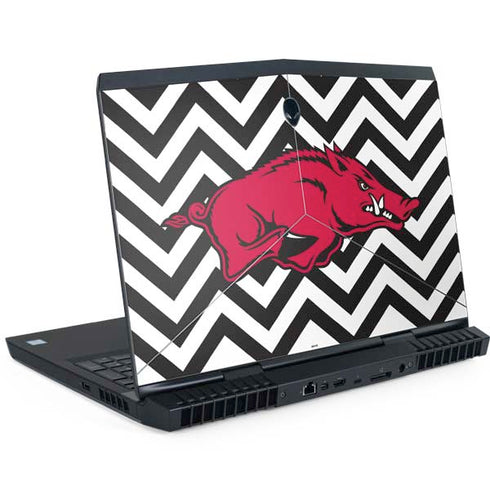 University of Arkansas-Fayetteville Chevron Print Dell Alienware Skin